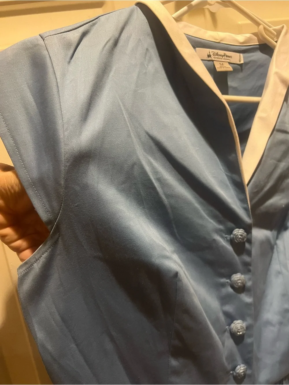 Disney Parks Women's Light Blue Belle Dress with White Trim from Dress Shop - Picture 2 of 5